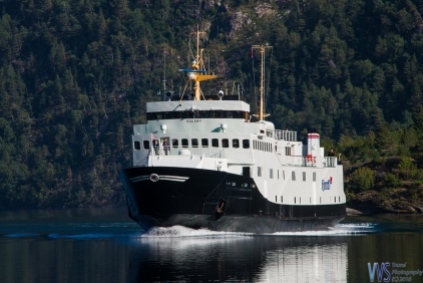 The ferry for a Geiranger fjord voyage.